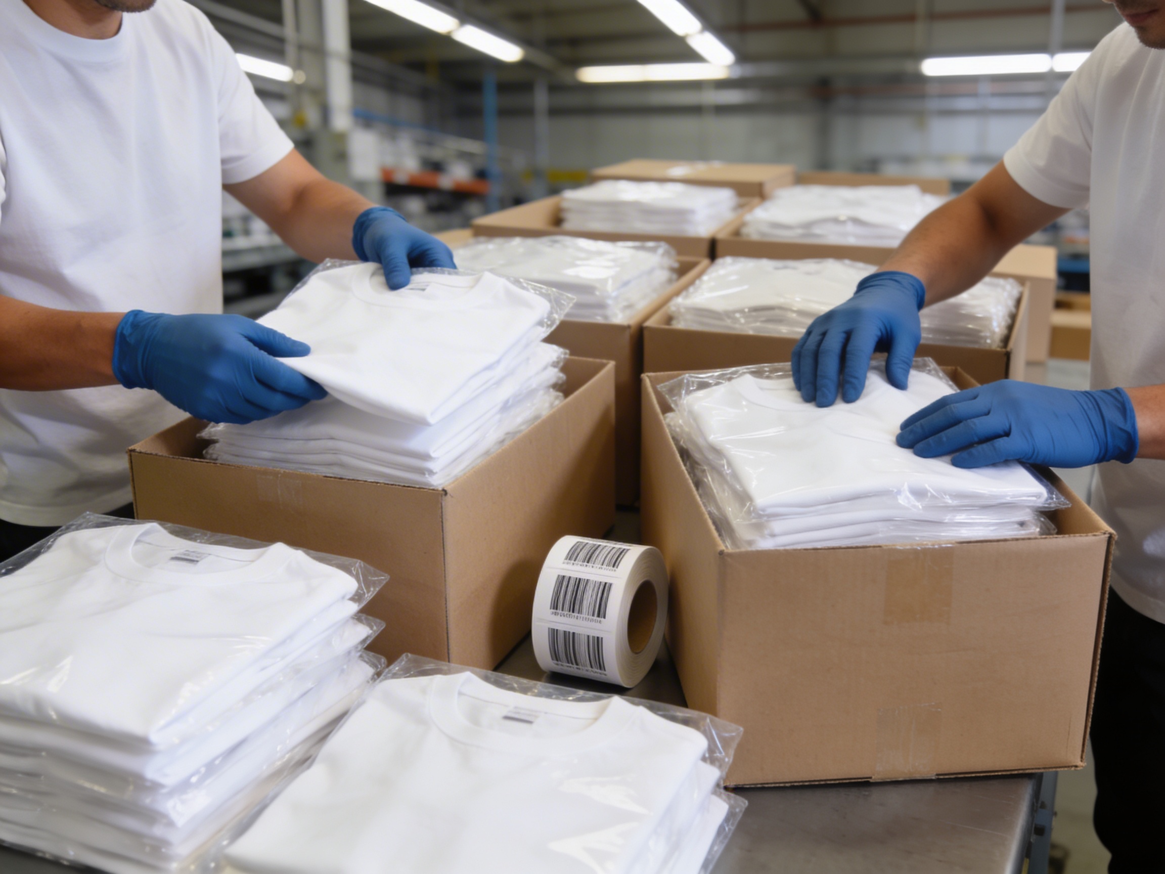 박스 포장 및 라벨링