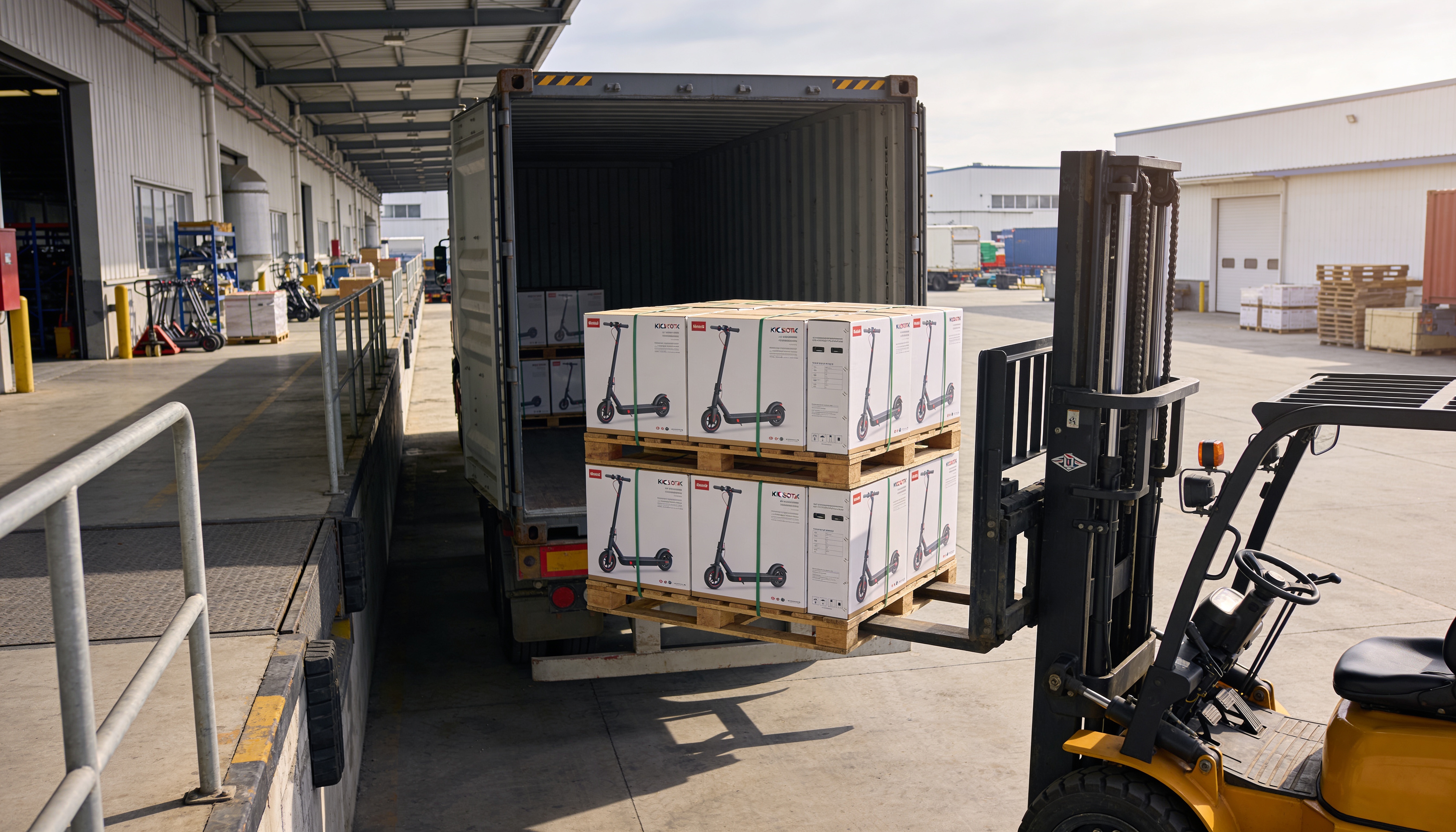 팔레트 적재 및 선적