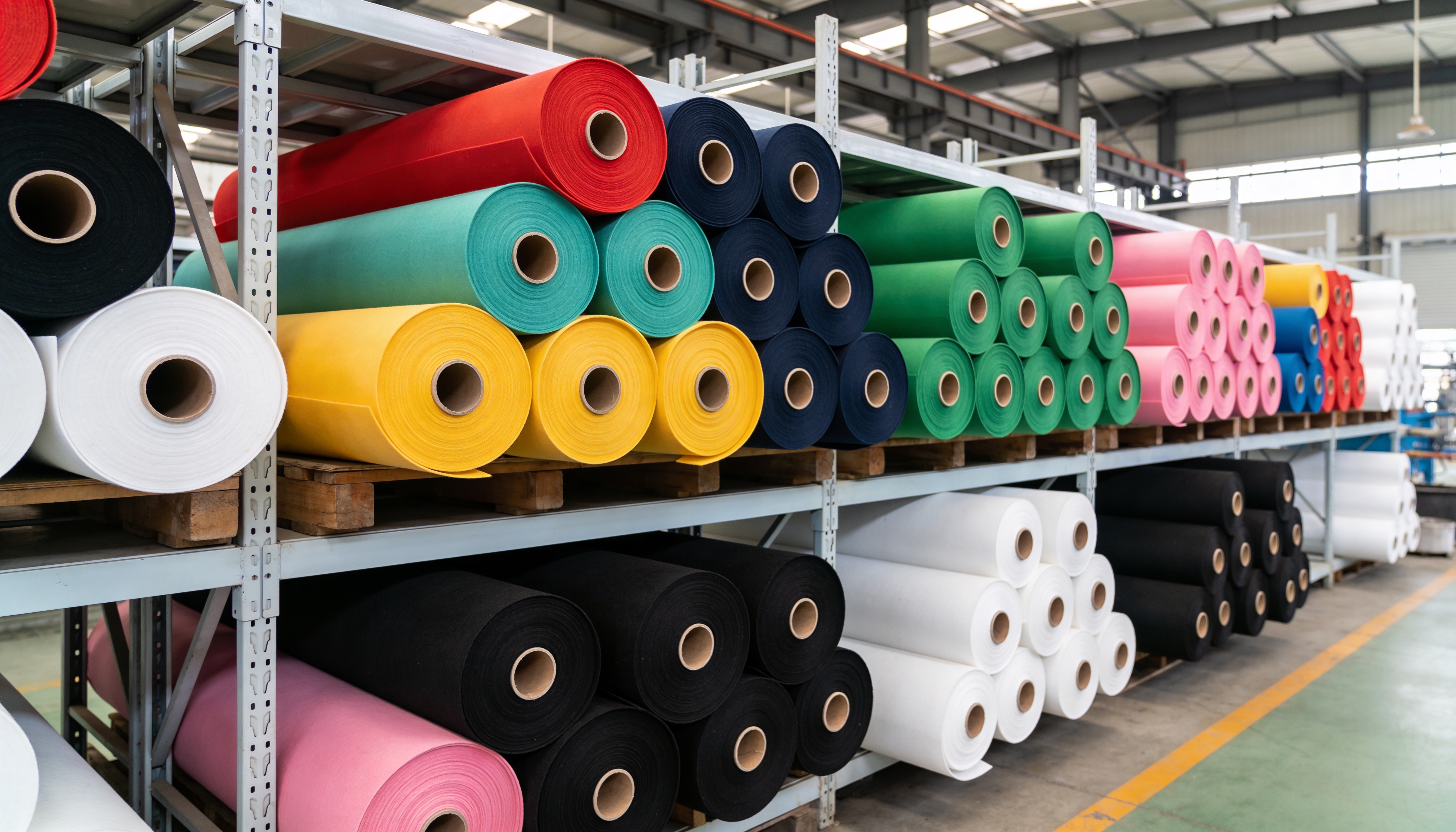 부직포 자체 컬러 원단