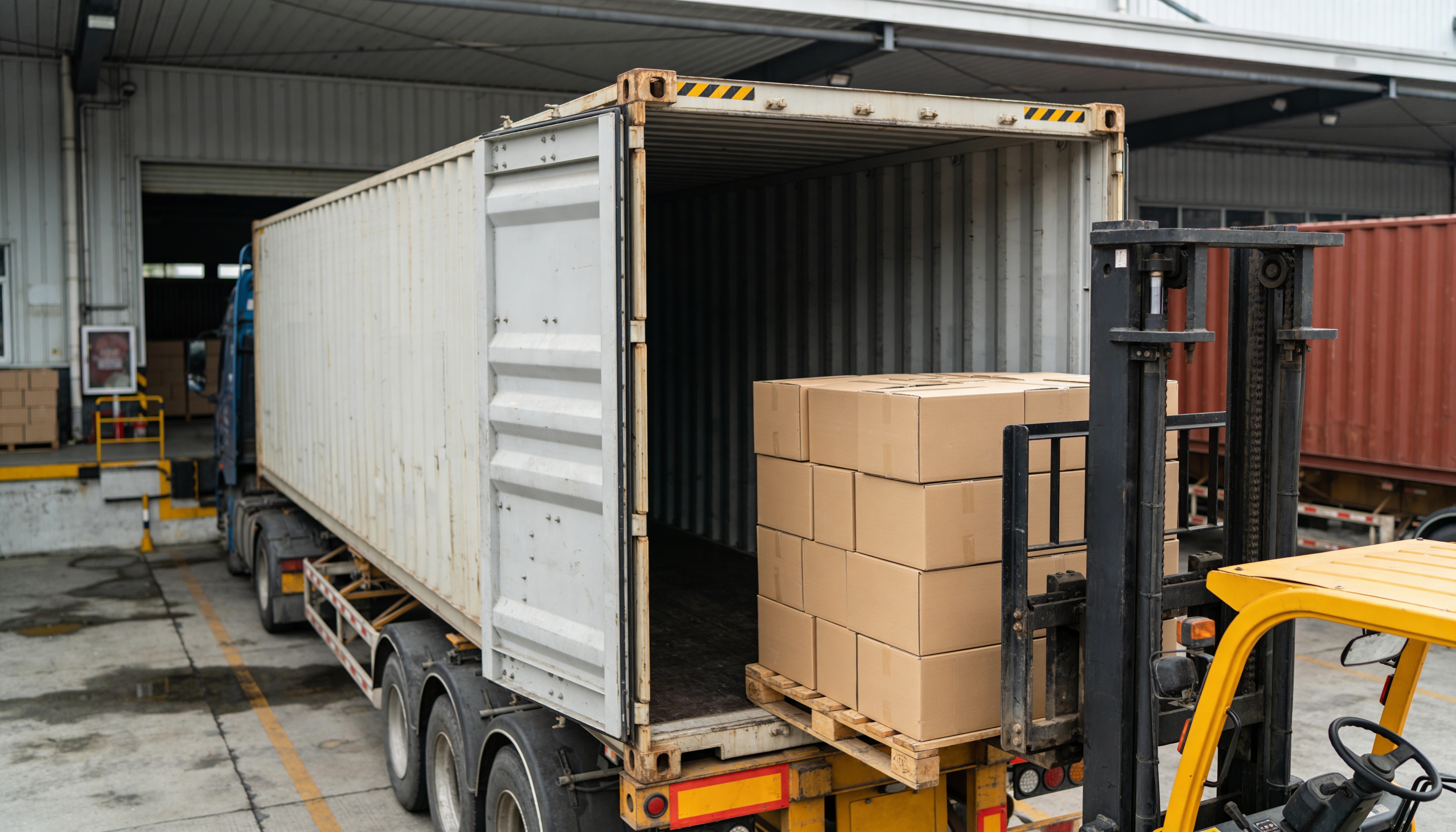 컨테이너 선적 및 운송