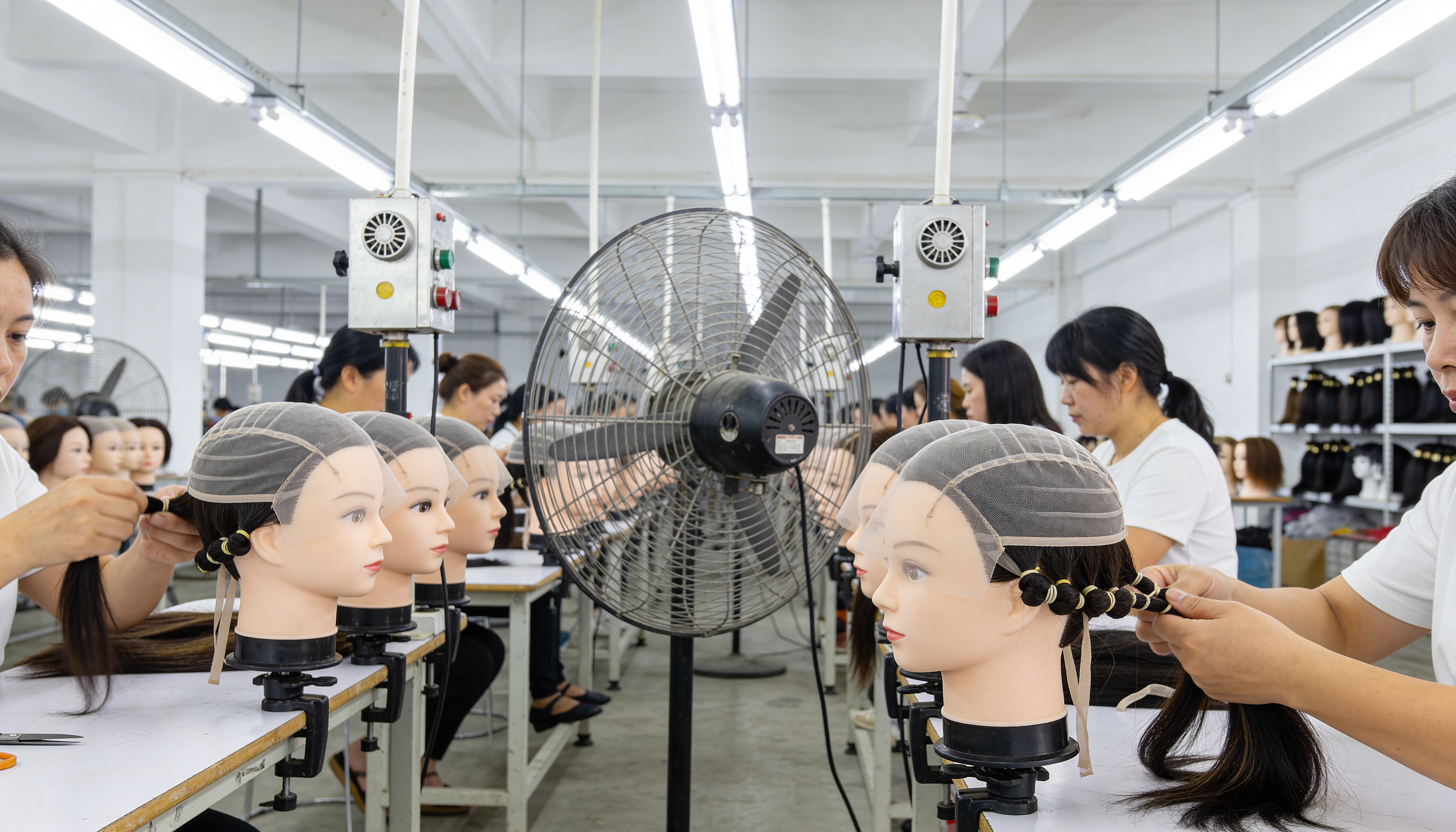 믹스모(Blended) 가발 소재